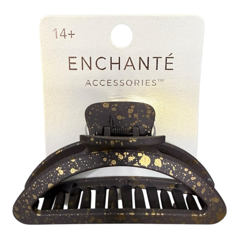 ENCHANTE Accessories Iridescent Hair Claw Clip NWT